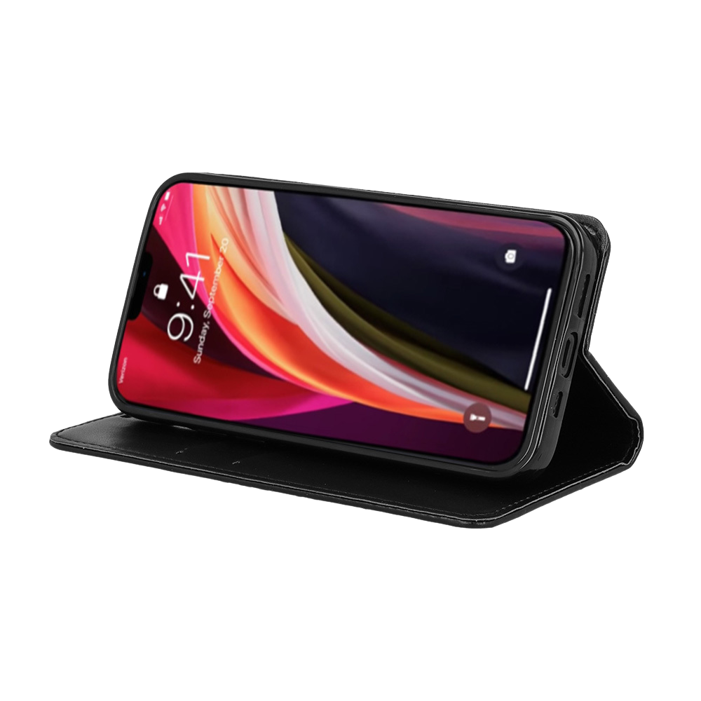 Preklopna torbica "Elite" za Xiaomi Redmi Note 9T - Črna – Infostyle