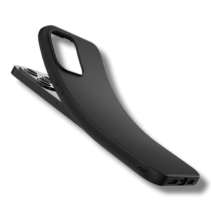 Silikonski ovitek "Matt" za Xiaomi Redmi Note 10 - Črna – Infostyle