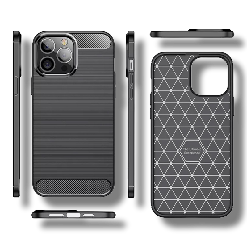 Silikonski ovitek "carbon lite" za Realme C31 - Črna – Infostyle