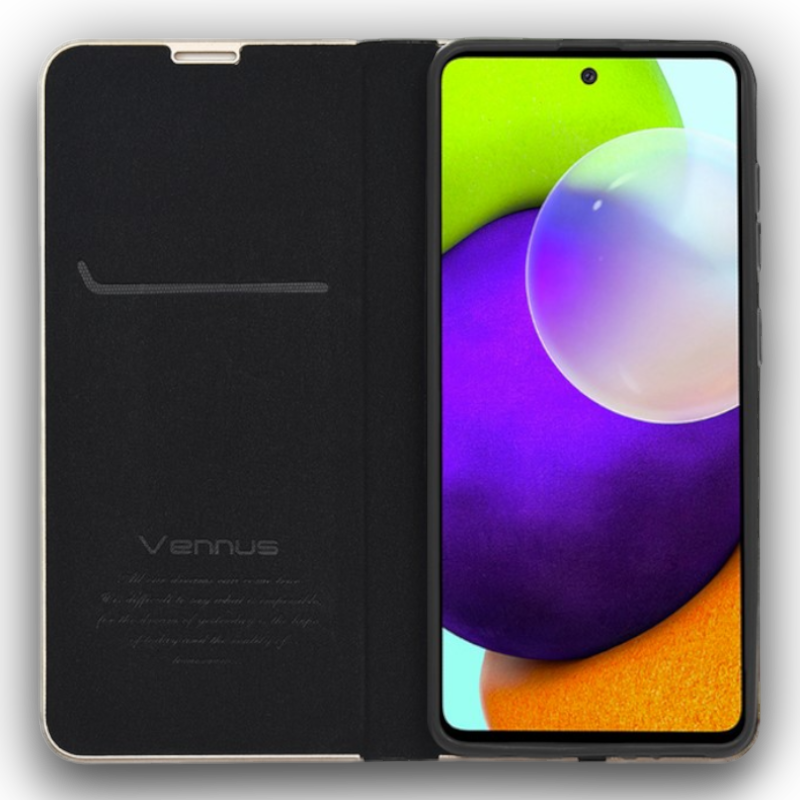 Preklopna torbica "Vennus - chic" za Xiaomi Mi 11T – Siva / Ekološko usnje + TPU silikon