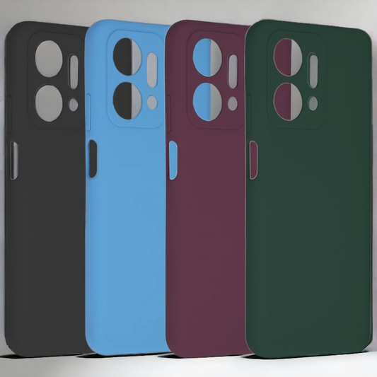 Silikonski ovitek "Soft Edge" za Honor X7a – Techsuit – Črna / TPU silikon