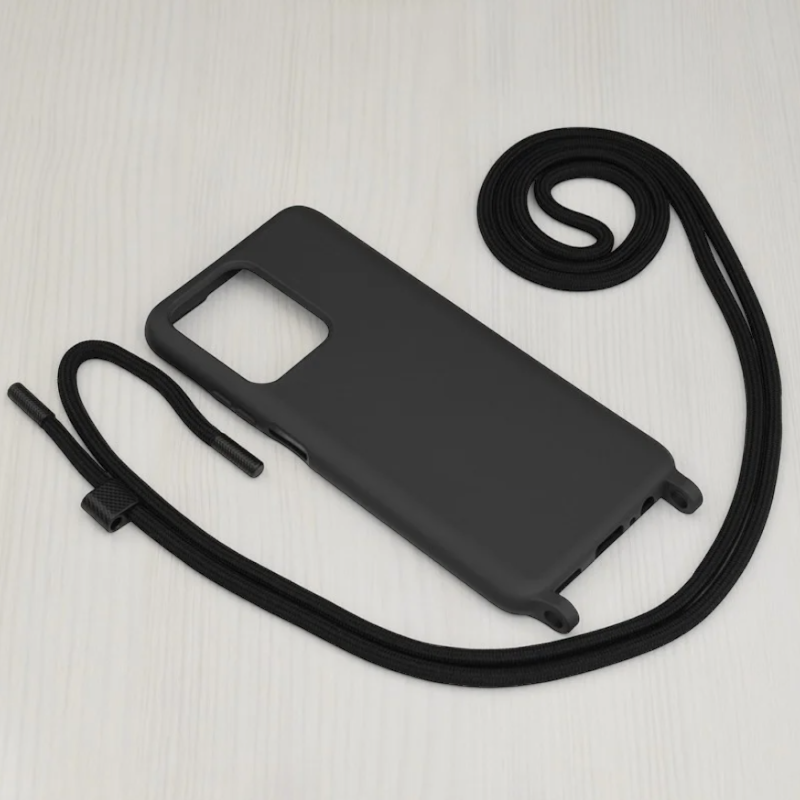Silikonski ovitek "Crossbody Lanyard" za Honor X7a – Techsuit