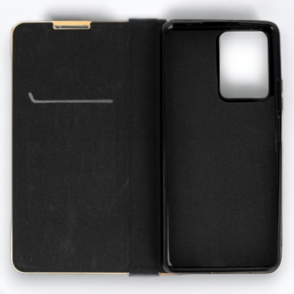 Preklopna torbica "chic" za Xiaomi Mi 11T Pro – Infostyle – Rdeča / Ekološko usnje + TPU silikon