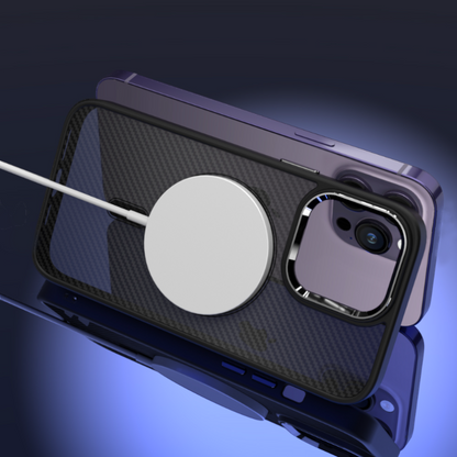 Ovitek "Magnetic Carbon - MagSafe" za iPhone 15 Pro Max – Tel Protect