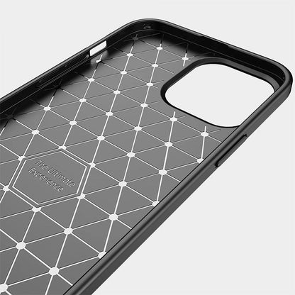 Silikonski ovitek "carbon" za iPhone 15 Pro - Črna – Techsuit