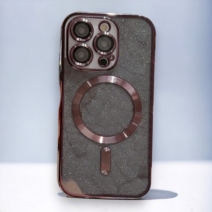 Silikonski ovitek "Glitter - MagSafe" za iPhone 14 Pro Max – Infostyle