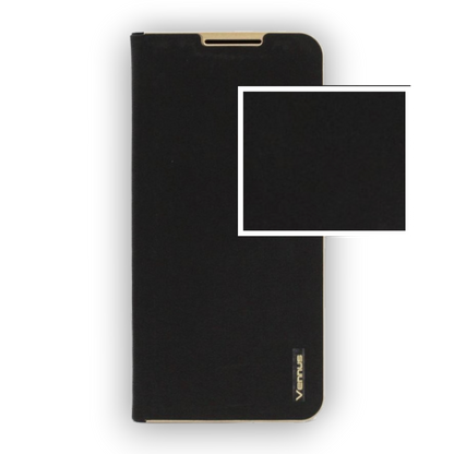 Preklopna torbica "Vennus - chic" za Samsung Galaxy S23 Ultra – Siva / Ekološko usnje + TPU silikon