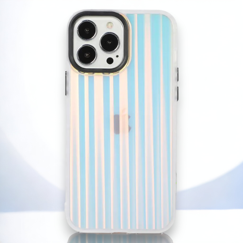 Silikonski ovitek "Holo" za iPhone 14 Pro Max - Črna – Infostyle – Črna / Stil 2 / TPU silikon