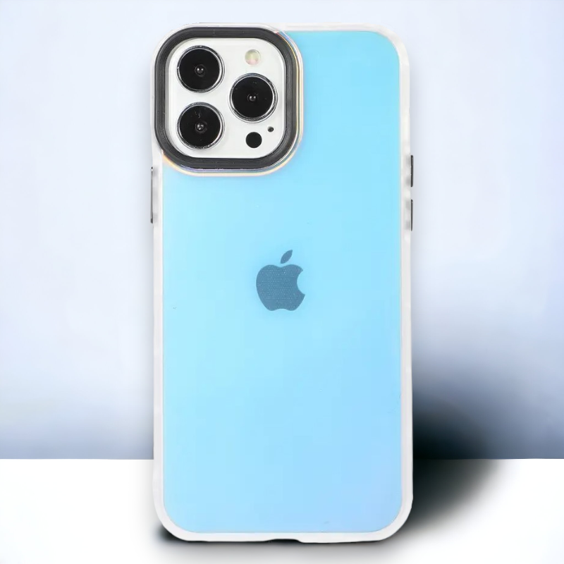 Silikonski ovitek "Holo" za iPhone 14 Pro Max - Črna – Infostyle