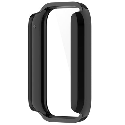 Zaščitni ovitek za Xiaomi Smart Band 8 Pro z zaščito zaslona iz kaljenega stekla – črn