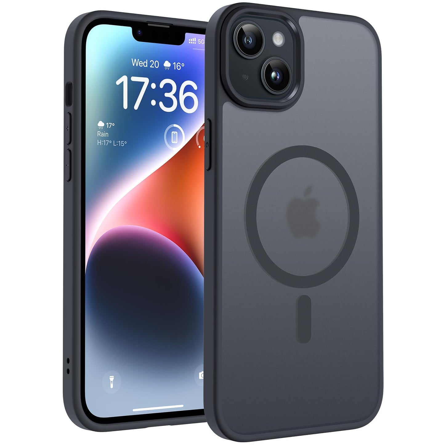 TOCOLMagSafeovitekza iPhone14Plus-črna