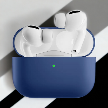 Silikonski ovitek za slušalke AirPods Pro 2 – Beline – Svetlo modra