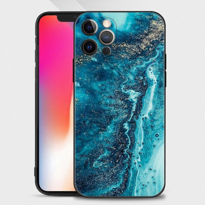 Silikonski ovitek "Marble 2" za iPhone 14 – Infostyle