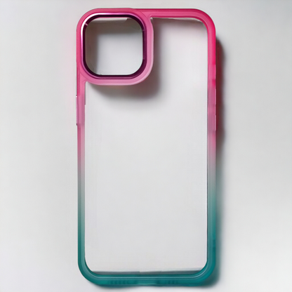 Ovitek "Color Gardient" za iPhone 14 – Infostyle – Temno modra / PC + TPU silikon