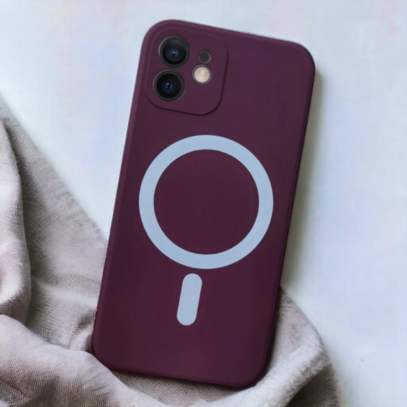 Silikonski ovitek "MagColor" s tehnologijo MagSafe za iPhone 12 Pro – Infostyle