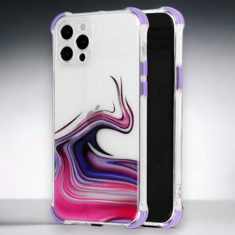 Silikonski ovitek "Watercolor" za Xiaomi Mi 11 Pro – Infostyle – Rumena / TPU silikon