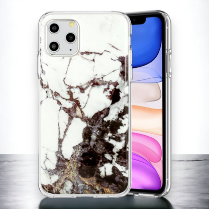 Ovitek "Marble Glitter" za iPhone 12 Pro Max – Infostyle – Zelena / TPU silikon