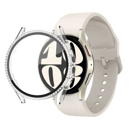 Okvir s cirkonima za Samsung Galaxy Watch 7 40mm – prozirni