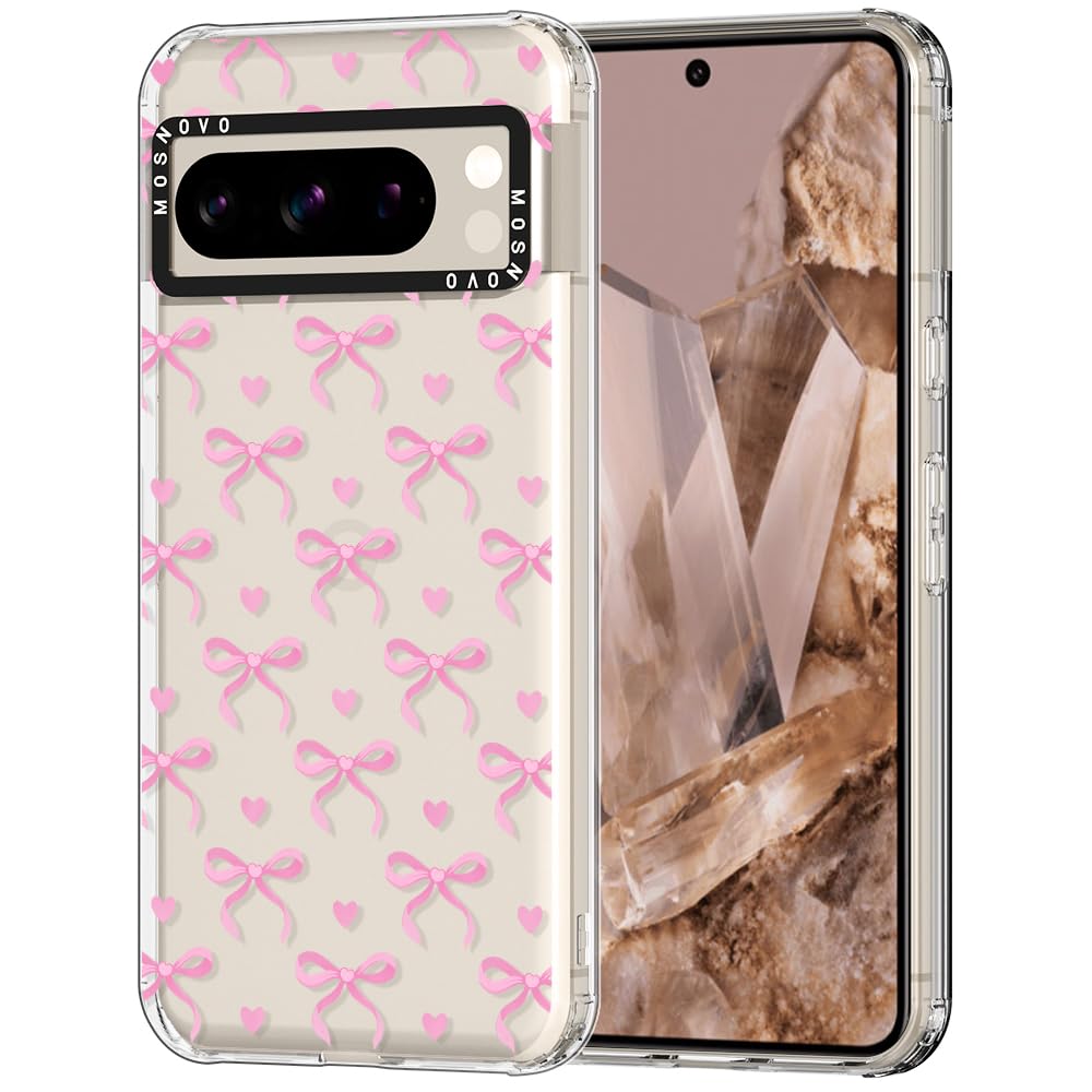 MOSNOVO-ovitek-za-Google-Pixel-8-Pro-Bowknot-Love:MOSNOVO ovitek za Google Pixel 8 Pro - Bowknot Love