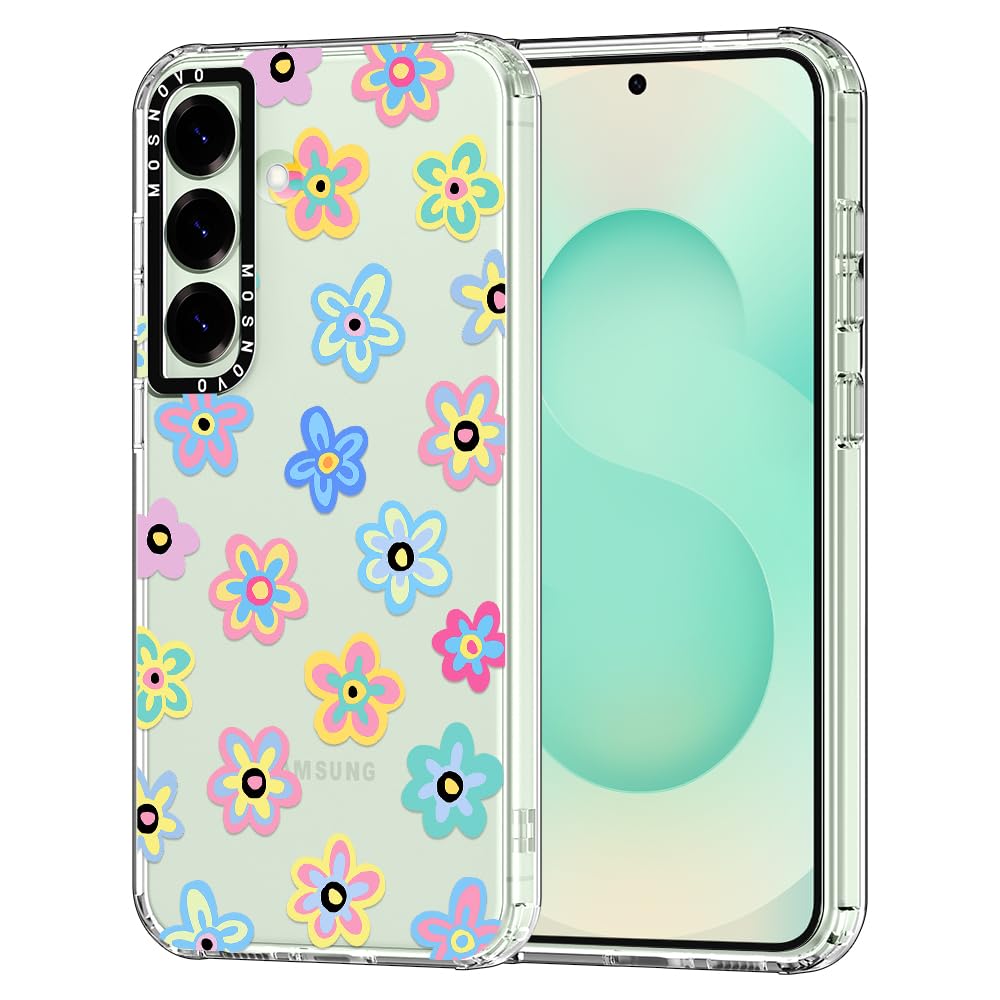 Ovitek MOSNOVO Samsung Galaxy S25 Groovy Flower