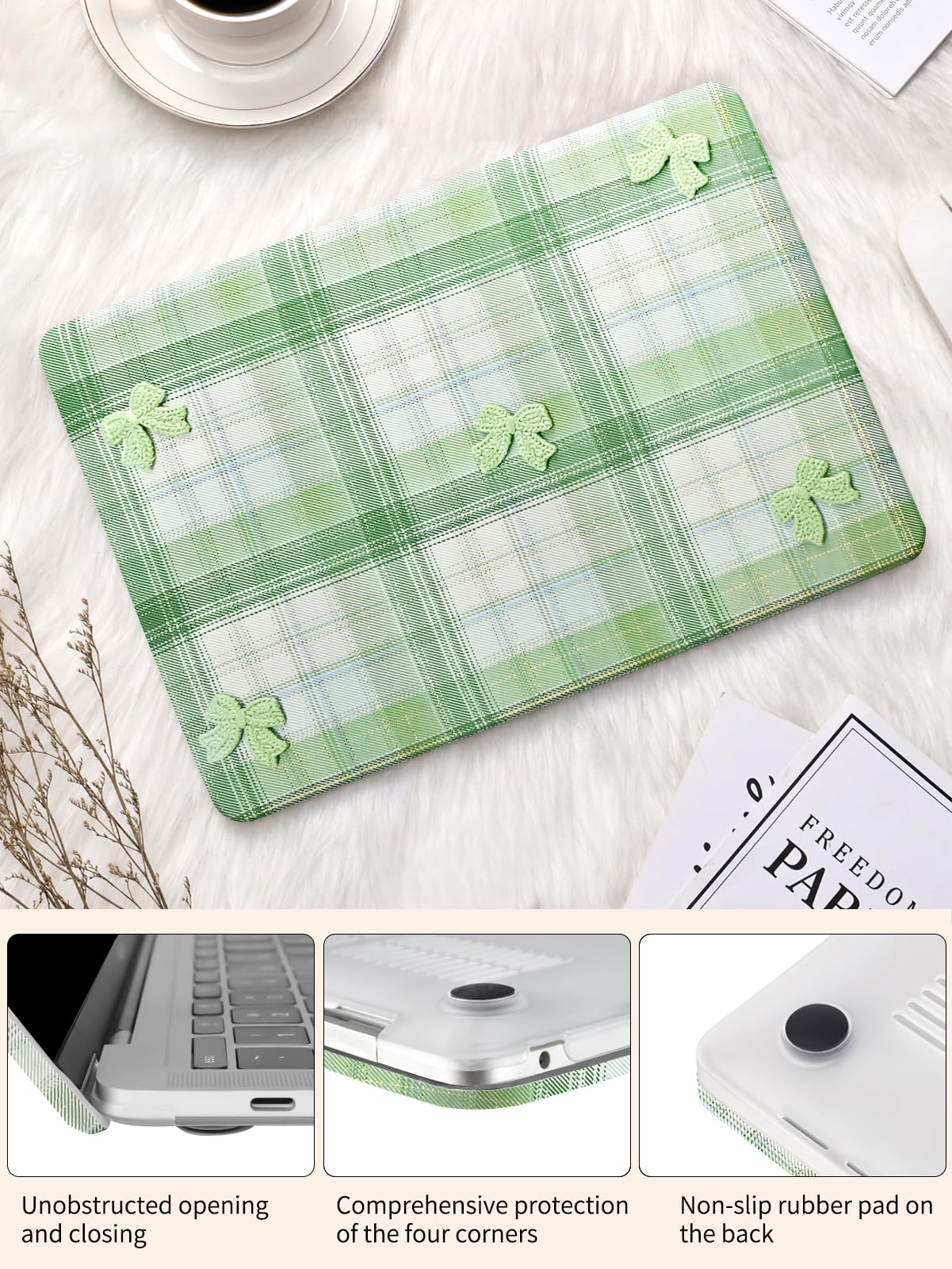 Etui za prenosni računalnik + prozoren pokrov za tipkovnico "CA2027-MA" MacBook Air 13(A2338/A2251/A2289/A2159/A1989/A1708/A1706)