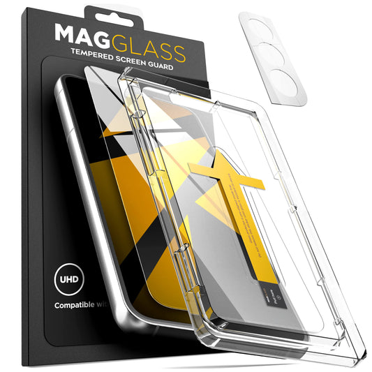 MagGlass zaštitno staklo za Samsung Galaxy S22 Plus – 2-u-1 set (zaslon + kamera)