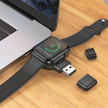 Borofone BQ31 brezžični polnilnik za Apple Watch in Samsung Watch 2.5W - črna