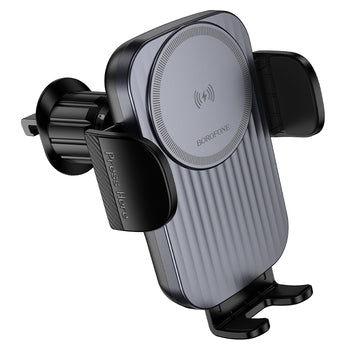 Borofone BH221 Path – automobilski držač s bežičnim punjenjem za telefone 4,5–7"