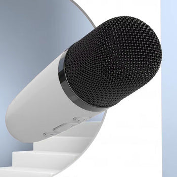 Blavec WS-07 Karaoke Party Bluetooth zvočnik 5W z 2 mikrofonoma - bel
