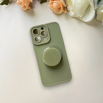 Silikonski ovitek "Popsocket" za iPhone 14 Plus – Infostyle