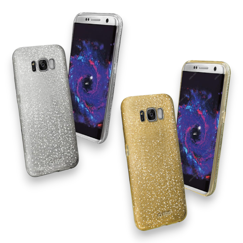 Silikonski ovitek "Sparky Glitter" za Samsung Galaxy S8 – SBS – Zlata / TPU silikon