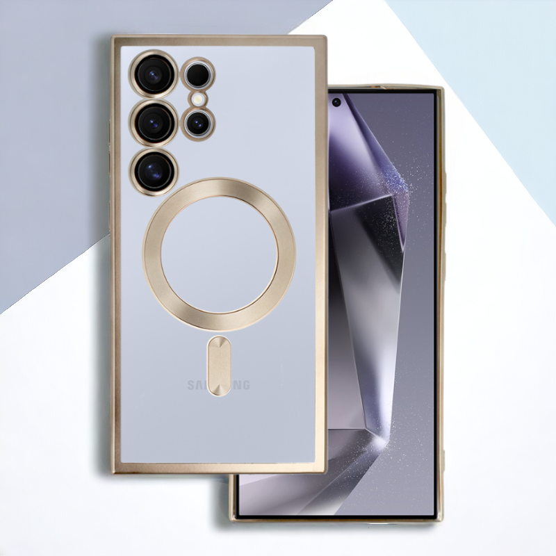 Ovitek "Metallic MagSafe" za Samsung Galaxy S24 Ultra – Infostyle – Temno modra / TPU silikon