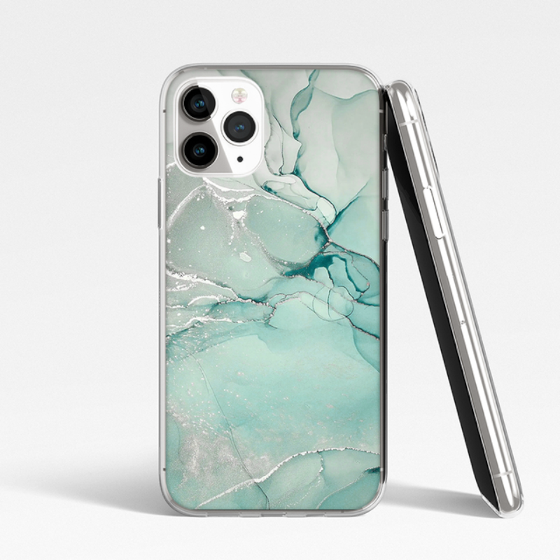 Silikonski ovitek "Marble 2" za iPhone 14 – Infostyle