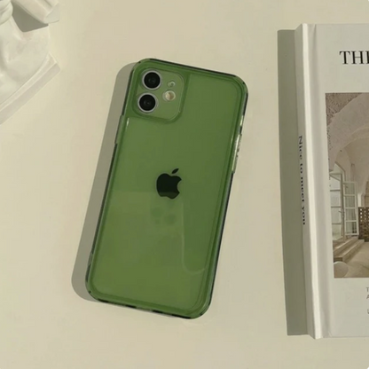 Silikonski ovitek "Clear Color" za iPhone 14 – Infostyle – Prozorna / TPU silikon