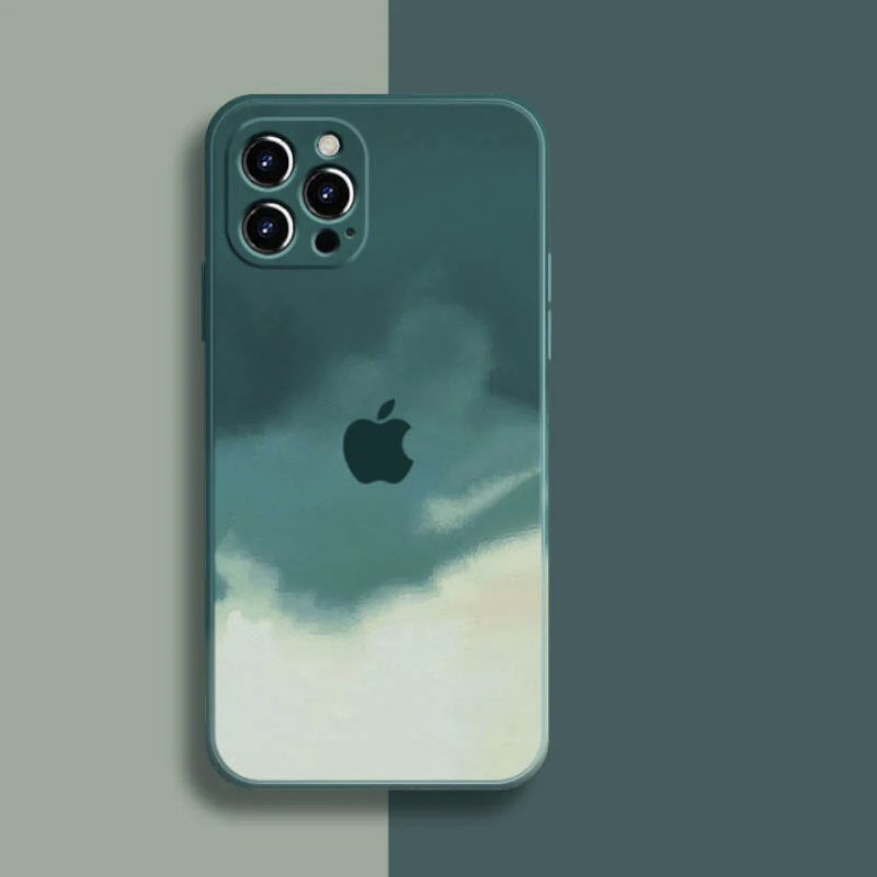 Silikonski ovitek "Color splash" za iPhone 14 Plus – Infostyle – Vijolična / TPU silikon