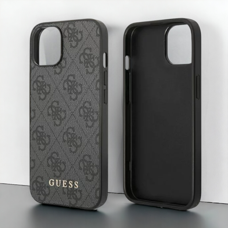 Ovitek Guess "grey" za iPhone 14 Plus/ 15 Plus (GUHCP14MG4GFGR)