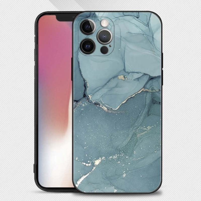 Silikonski ovitek "Marble 2" za iPhone 14 – Infostyle – Svetlo roza / TPU silikon