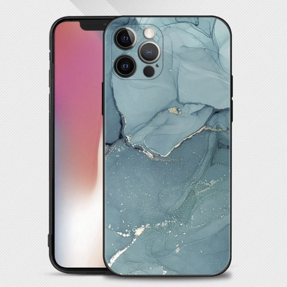 Silikonski ovitek "Marble 2" za iPhone 14 – Infostyle