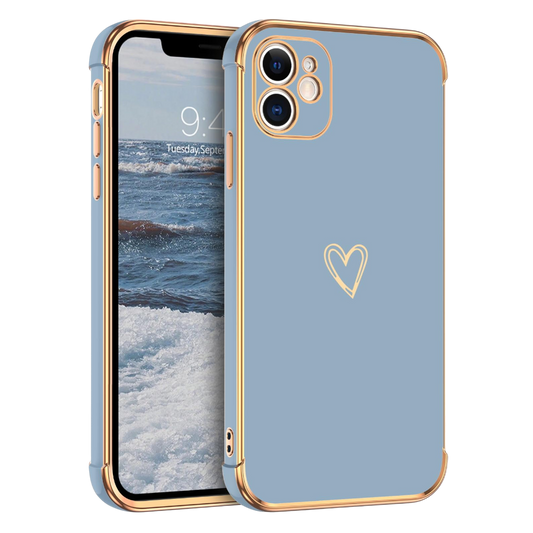 GUAGUA maskica iPhone 12 mini sivo‑plava