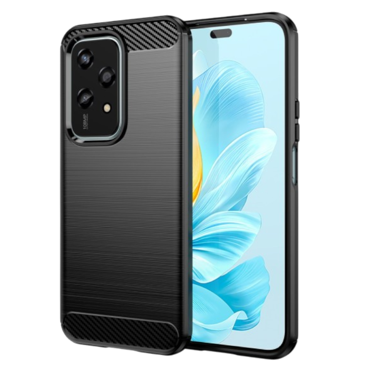 Ovitek za telefon "RanTuo Carbon" Honor 100 – Črna