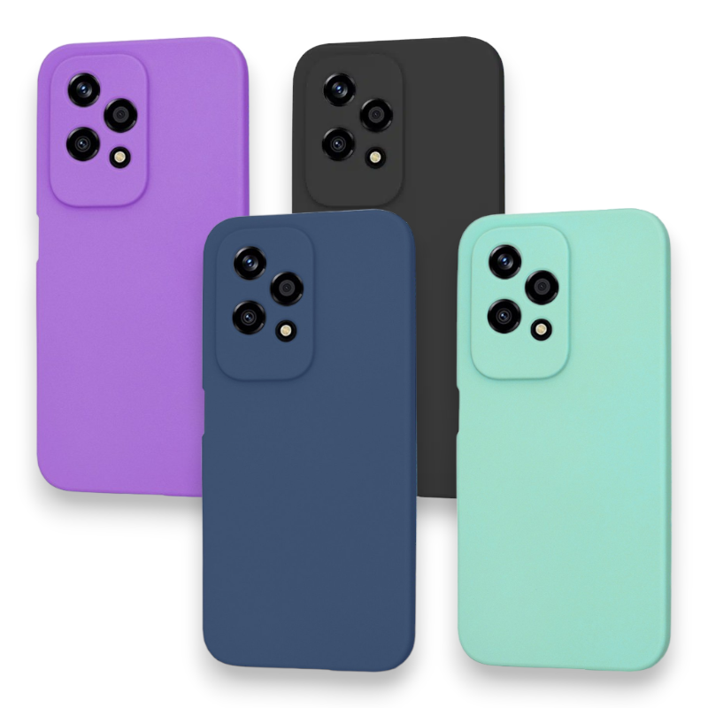 Silikonski ovitek "Softflex" za Honor 200 Lite – Techsuit – Črna / TPU silikon