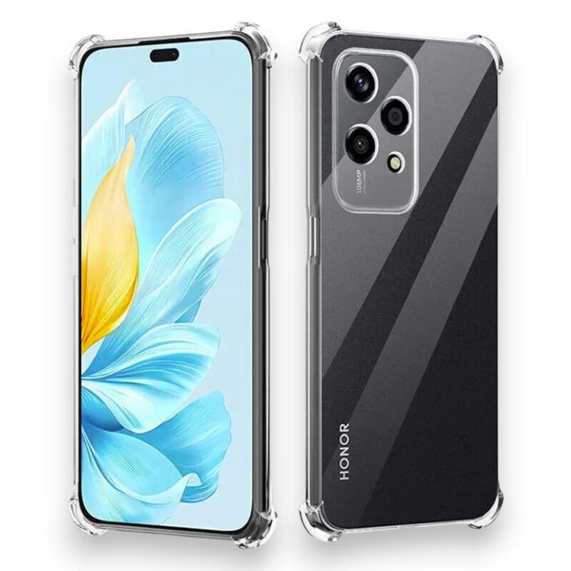 Silikonski ovitek "Shockproof" za Honor 200 Lite – Techsuit – Prozorna / TPU silikon