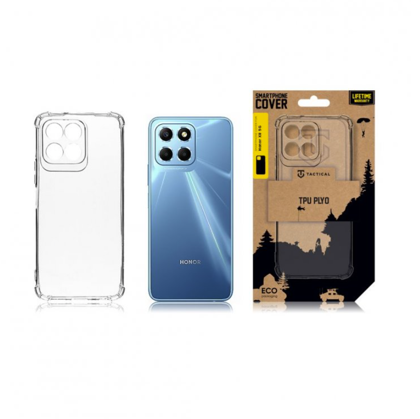 Silikonski ovitek "TPU PLYO" za Honor 70 Lite - Prozorna – Tactical – Prozorna / TPU silikon