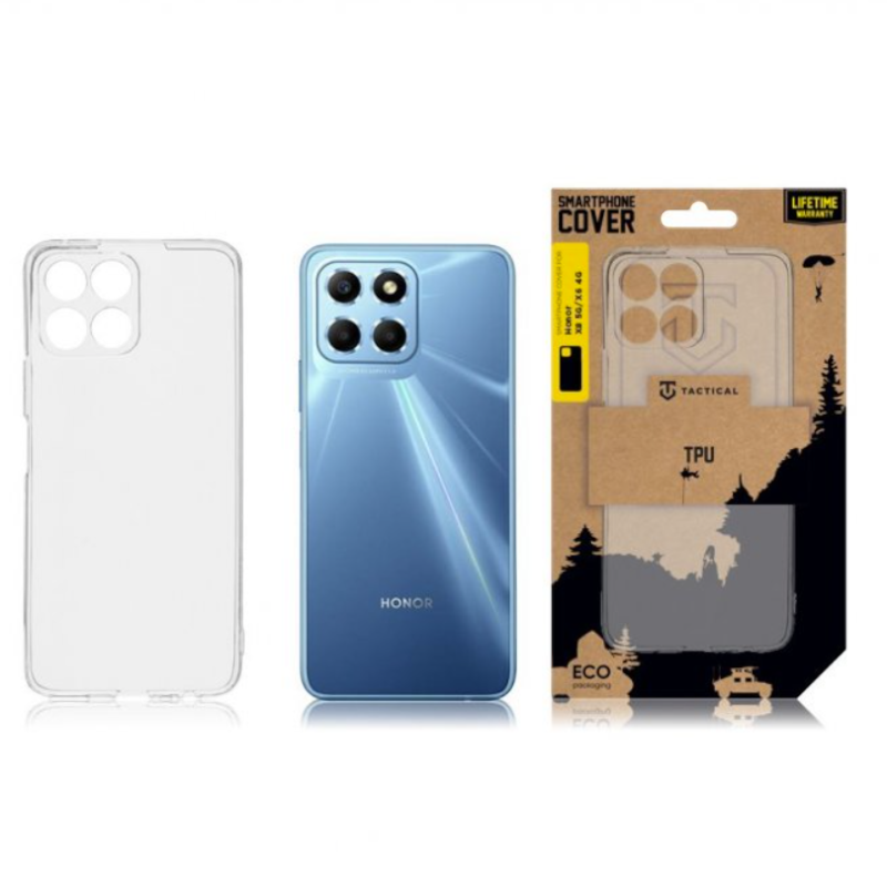 Silikonski ovitek "TPU KRYT PRO" za Honor 70 Lite - Prozorna – Tactical – Prozorna / TPU silikon
