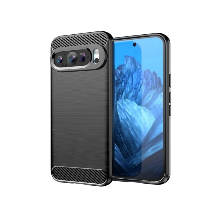 Ovitek "SoftFlex" Google Pixel 9 Pro – Techsuit – Črna