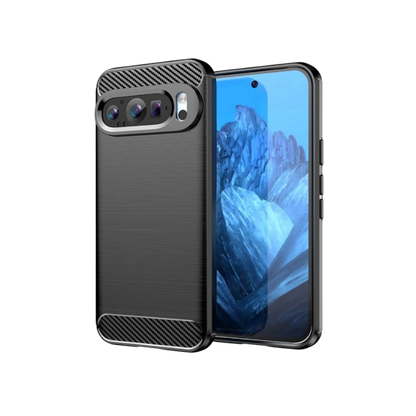 Ovitek "SoftFlex" Google Pixel 9 Pro – Techsuit – Črna