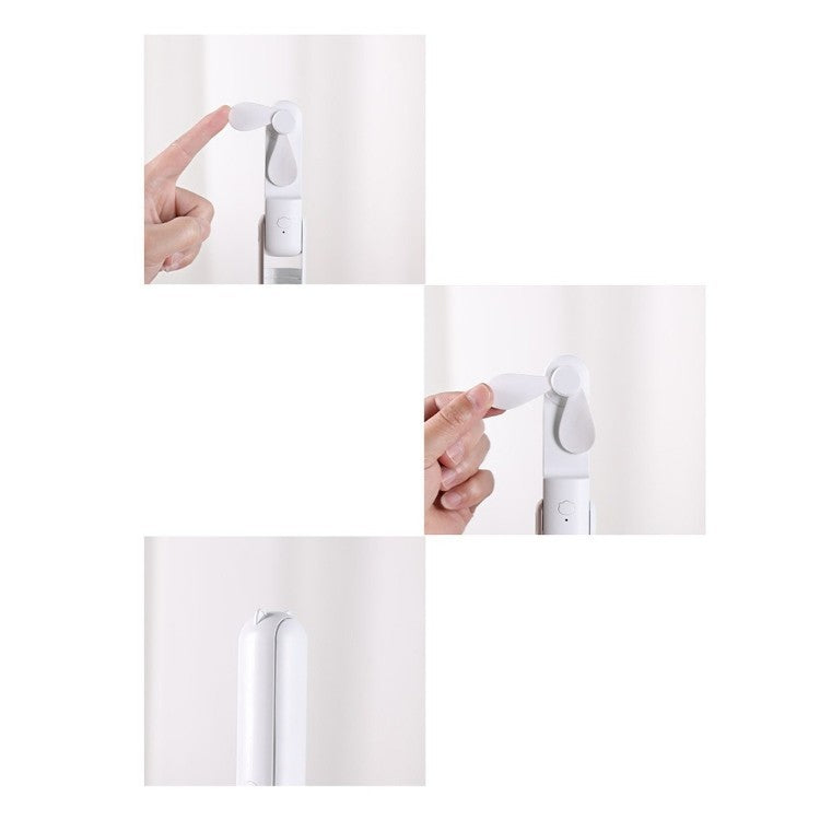 Mini prenosni ventilator 2000mAh – Techsuit – Modra