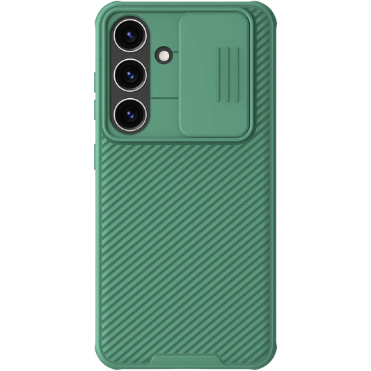 Ovitek za telefon "Camshield" Samsung Galaxy S22 Plus – Nillkin – Temno zelena / PC + TPU silikon