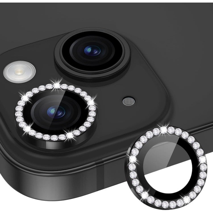 Zaščita za kamero "LensShield Diamond" iPhone 15/15 Plus – Infostyle – Siva