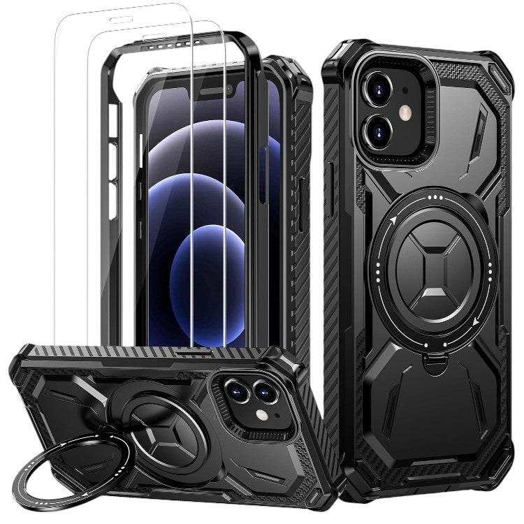 Ovitek za telefon in zaščitno steklo "360 Lanhiem" iPhone 12/12 Pro – Infostyle
